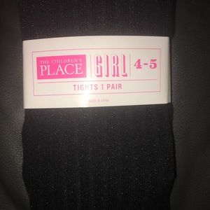 New The Children’s Place thick sparkle tights